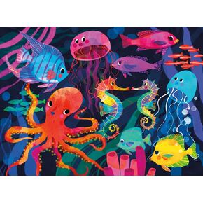 Ceaco - Glow in The Dark - Underwater - 100 Piece Jigsaw Puzzle