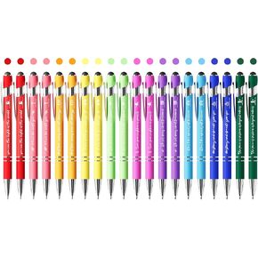 Christian Pens 2-in-1 Stylus Inspirational Pens with Bible Verse Pens Bulk Christian Gifts for Men Women Appreciation Gifts for Coworkers Smooth Writing Black Ink Office Pens 10-Pack