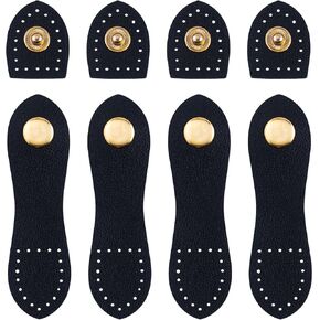 Joez Wonderful Leather Snap Buckles Snap Button Closure, Sew On Leather Purse Closure Fasteners for Purse Wallet Bags in Kuwait