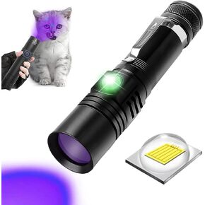 Wood's Lamp Pet Cat ، 5W 365NM Cat Ringworm Detector Woods Black Light Lightlightdoctor Pet Pet Congect