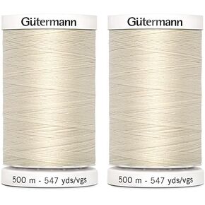 Gutermann Sew-All Thread 547yd, Eggshell