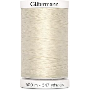 Gutermann Sew-All Thread 547yd, Eggshell