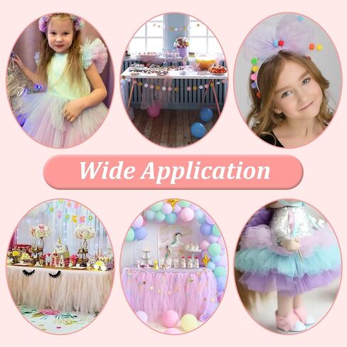 Glitter Tulle Fabric Rolls, 1.7 Yard x 39" Star Moon Sequin Tulle Ribbon Netting Fabric for Tutu Skirts Dress Sewing DIY Crafts Birthday Wedding Party Decoration(White) in Saudi Arabia