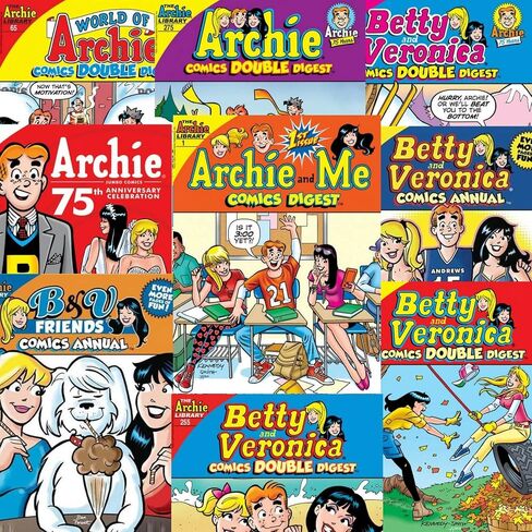 Archie Comics Digest Value Gift Pack (Includes 10 Books) in Saudi Arabia