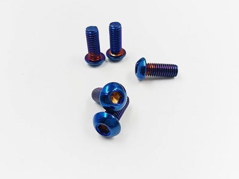 5pcs Round Head Hexagon Screw Premium 304 Stainless Steel Screws Rust-Proof Bolts Cover Bolt Dress Up Bolts Mechanical Fastener Kits (blueing, M8*20) in Saudi Arabia