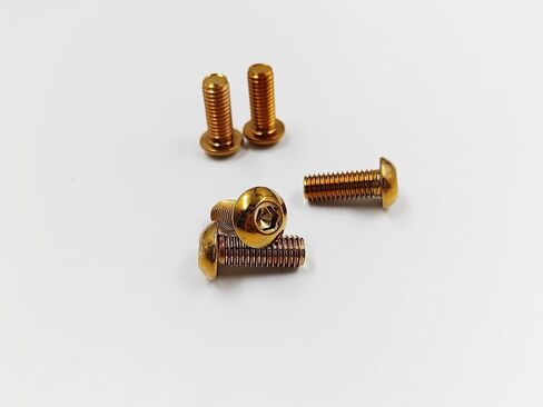 5pcs Round Head Hexagon Screw Premium 304 Stainless Steel Screws Rust-Proof Bolts Cover Bolt Dress Up Bolts Mechanical Fastener Kits (blueing, M8*20) in Saudi Arabia