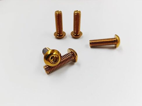 5pcs Round Head Hexagon Screw Premium 304 Stainless Steel Screws Rust-Proof Bolts Cover Bolt Dress Up Bolts Mechanical Fastener Kits (blueing, M8*20) in Saudi Arabia