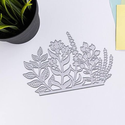 Hying 3 PCS Trees Frame Cutting Dies for Card Making, Plants Trees Leaves Die Cuts Rectangular Border Dies Stencils Embossing Template for Craft Scrapbooking DIY Photo Album Decorations in Saudi Arabia