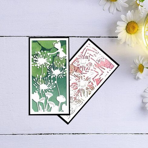 Hying 3 PCS Trees Frame Cutting Dies for Card Making, Plants Trees Leaves Die Cuts Rectangular Border Dies Stencils Embossing Template for Craft Scrapbooking DIY Photo Album Decorations in Saudi Arabia