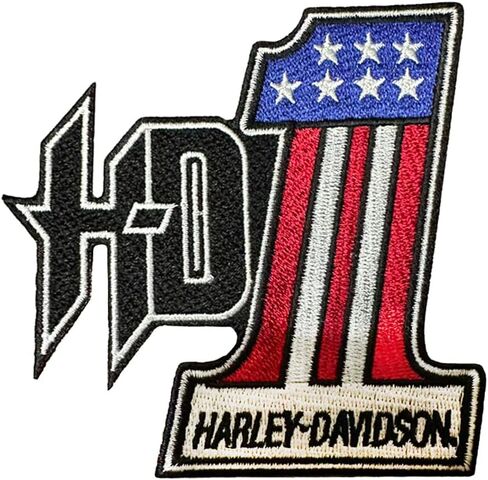 Number ONE Motorcycle Embroidered Biker Vest Patch USA #1 Iron On Patch Pride Biker Patriotic #1 Emblem Sew-On Patch for Harley-Davidson 4 in. USA Flag,Patriotic Patch for Harley in Saudi Arabia