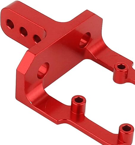 Aluminum Alloy Metal Servo Mount Stand Heighten Mount for 1/10 RC Crawler Car Axial SCX10 II 90046 AR44 and SCX10 Pro Axle Upgrade Parts (Black) in Saudi Arabia