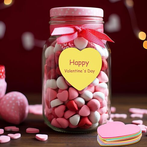720 Sheet Heart Shaped Sticky Notes Mixed 3 Color Self Adhesive Notepads Colorful Memo Pad Message Reminder for Valentine School Home Office Business Supplies, 2.8 x 2.8 Inch in Saudi Arabia
