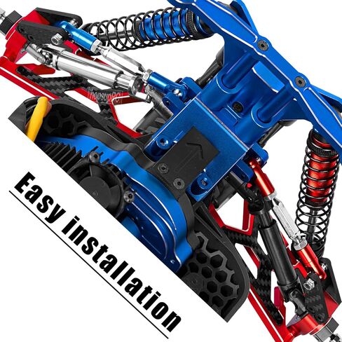 RC Carbon Fibre Front Rear Suspension Arms Rear Hubs Front Steering Block Knuckles & C-Hubs Caster Blocks Upgrades Parts for 1/10 Senton/Granite/Vorteks3S Blx & Mega 550 RC Car.Red in Kuwait