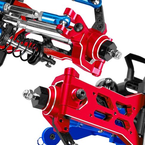 RC Carbon Fibre Front Rear Suspension Arms Rear Hubs Front Steering Block Knuckles & C-Hubs Caster Blocks Upgrades Parts for 1/10 Senton/Granite/Vorteks3S Blx & Mega 550 RC Car.Red in Kuwait