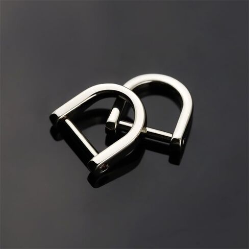 6pcs Tiny D-Rings Shackle Screw Ring for Key Holder Zip Puller Purse Replacement Paracord Bracelet 0.4 Inch Inside Bar in Saudi Arabia