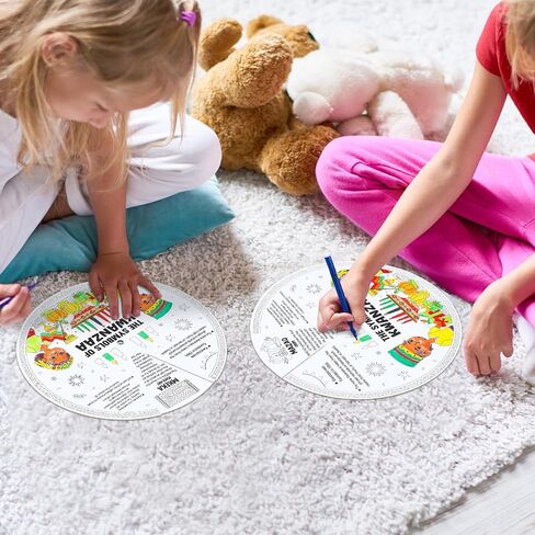 Spiareal 30 Set Fruit of The Spirit Coloring Wheel Religious Crafts for Kids DIY Sunday School Crafts with Silver Fasteners Color Your Own Art Wheel Kit for Christian Bible Celebrate Activity in Kuwait