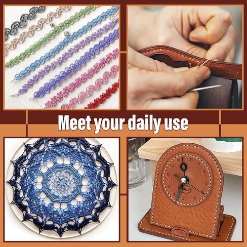0.8 mm Leather Sewing Thread, 16 Colors 32 Yards Waxed Thread, Round Waxed Thread, Beading Thread, Wax String for Bracelet Making, Sewing Stitching, Bookbinding, Braiding in Saudi Arabia