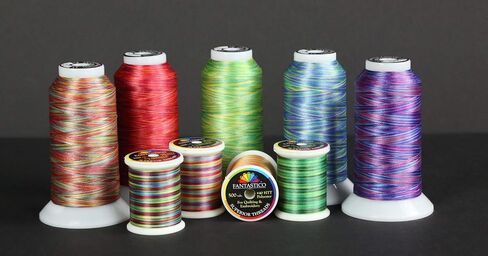 Superior Threads Fantastico 2-Ply 40-Weight High Strength Polyester Embroidery Quilting Sewing Thread - 500 Yard Spool (#5050 Christmas Chance) in Kuwait