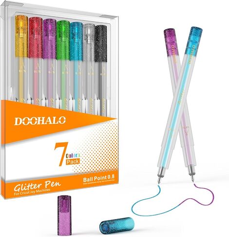DOOHALO GLITTER GEL ALS لـ CRICUT JOY PEN 0.8 TIP TIP MALITER و ALSSORIES ALSS FOR CRICUT JOY in Kuwait