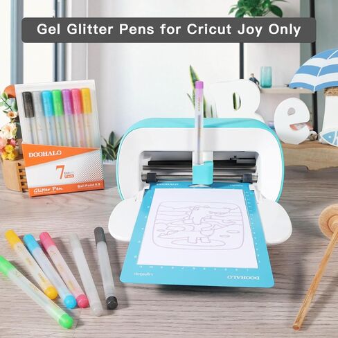DOOHALO GLITTER GEL ALS لـ CRICUT JOY PEN 0.8 TIP TIP MALITER و ALSSORIES ALSS FOR CRICUT JOY in Kuwait