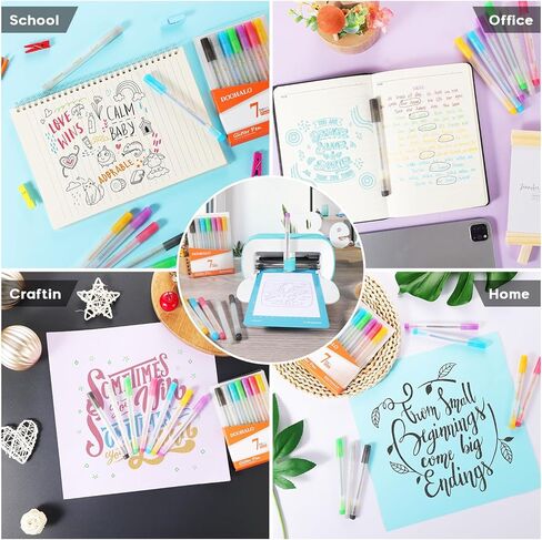 DOOHALO GLITTER GEL ALS لـ CRICUT JOY PEN 0.8 TIP TIP MALITER و ALSSORIES ALSS FOR CRICUT JOY in Kuwait