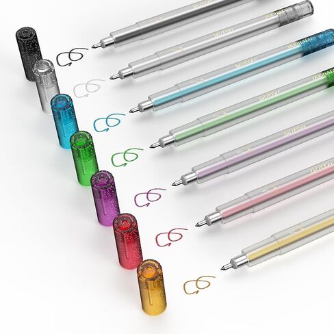 DOOHALO GLITTER GEL ALS لـ CRICUT JOY PEN 0.8 TIP TIP MALITER و ALSSORIES ALSS FOR CRICUT JOY in Kuwait