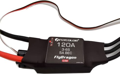 40A ESC 2-4S Electric Speed ​​Controller 5V 3A BEC مع سدادات رصاصة XT60 و 3.5 مم لمحركات RC Drone Airplane بدون فرشاة in Kuwait