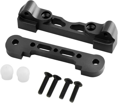 RC Front Lower Arm Suspension Mount Fixing Arm, Aluminum Alloy, Compatible with Arrma 1/8 Tailon Typhon Kraton Notorious 6S BLX, 1/7 Felony Infraction V2 Limitless Mojave, Black in Saudi Arabia