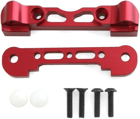 RC Front Lower Arm Suspension Mount Fixing Arm, Aluminum Alloy, Compatible with Arrma 1/8 Tailon Typhon Kraton Notorious 6S BLX, 1/7 Felony Infraction V2 Limitless Mojave, Black in Saudi Arabia