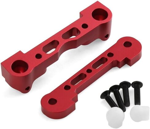RC Front Lower Arm Suspension Mount Fixing Arm, Aluminum Alloy, Compatible with Arrma 1/8 Tailon Typhon Kraton Notorious 6S BLX, 1/7 Felony Infraction V2 Limitless Mojave, Black in Saudi Arabia