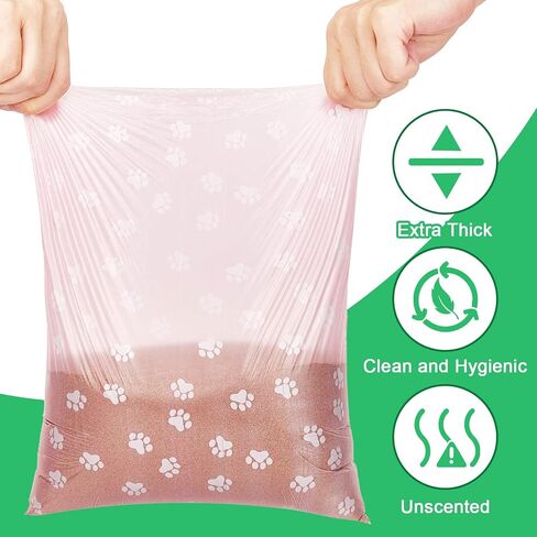 Thenshop 3000 Counts 200 Rolls Dog Poop Bag Plastic Dog Vals Acags يمكن التخلص منها للحيوانات الأليفة الأليفة أنبوب المشي في الهواء الطلق. in Kuwait