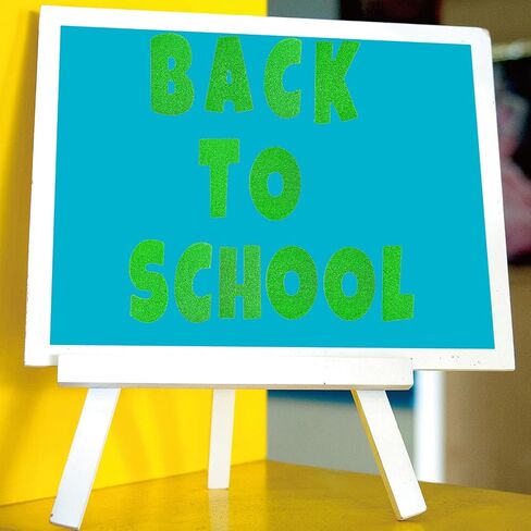 Glitter Bulletin Board Letters for Classroom Alphabet Poster Board Letters for Bulletin Board Display Home School Classroom Decor(Black,4 Inch) in Kuwait