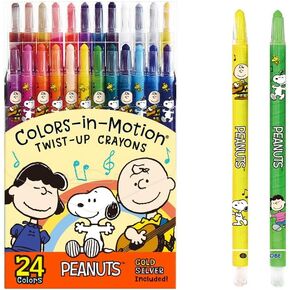 'Peanuts Twist-Up Crayons - 24 Count Color Set