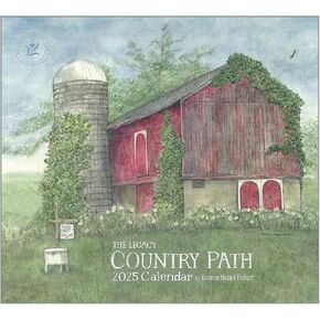 Legacy Country Path 13 x 12 Paper 2025 Hanging Wall Calendar