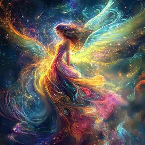 Milila Diamond Painting Kits for Adults Full Drill Round Diamond Art Kits for Beginners for Home Wall Decor 11.8x11.8inch(Little Angel)