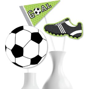 Big Dot of Happiness GOAAAL! - Soccer - Decorations DIY Baby Shower or Birthday Large Party Essentials - Set of 20