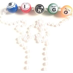 Bingo Ball Bead Necklace
