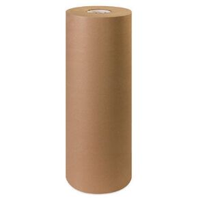 Aviditi Kraft Paper Roll, 40#, 24" x 900', Kraft, 100% Recycled Paper, Ideal for Packing, Wrapping, Craft, Postal, Shipping, Dunnage and Parcel