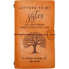 Grandma Memorial Remembrance Gift-Bereavement Gift-Refillable Travel Photo Diary Journal-Sympathy Gift for Loss of Grandma-Letters To My Grandma,All The Things I Wish I Could Tell You-In Loving Memory