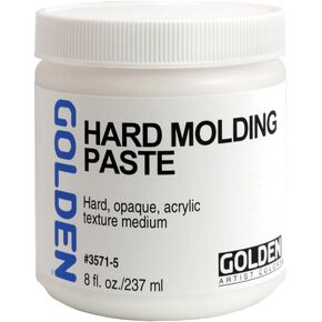 Fine Pumice Gel by GOLDEN, 8 fl. oz. Jar, Professional Acrylic Gel Medium, Transparent