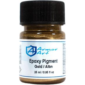 Counter Culture DIY Armor Art Pigment, White, 0.85 oz, Resin Epoxy Dye for Waves and Water Effects