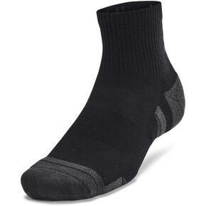 Under Armour 1386245-3-XL Unisex UA Perf Tech 6pk Qtr Black XL
