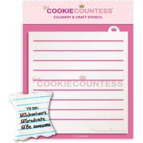 Notebook Stripes Stencil
