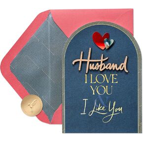 Papyrus Valentines Day Card for Husband (My One And Only)