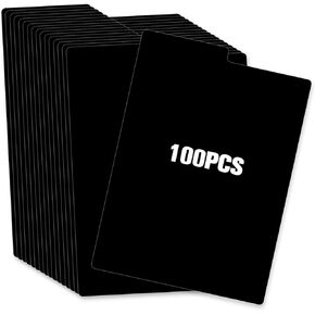 100Pack Trading Card Dividers, Plastic Card Dividers for Storage Boxes, Card Seperator Trading Card Separator for Game Cards Sports Cards, 72 x 105 mm