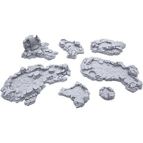 EnderToys Grotto Cavern Pools by Printable Scenery, 3D Printed Tabletop RPG Scenery and Wargame Terrain 28mm Miniatures