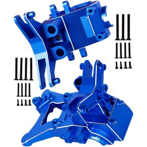 RC Aluminum Front Rear Upper Gearbox Covers & Shock Tower Upgrades Part for 1/10 Big Rock/Granite/Senton 3S BLX 4WD,1/8 Typhon 3S BLX 4WD 4X4,(ARAC4400),Pink