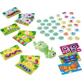 Mattel Games Patty-Pillar Fisher-Price Kids Pre-School Game و Colors و Shapes & Match مع البطاقات والرموز و Caterpillar Spinner ، 2 إلى 6 لاعبين ، هدية للأطفال الذين تتراوح أعمارهم بين 3 سنوات وأكبر in Kuwait
