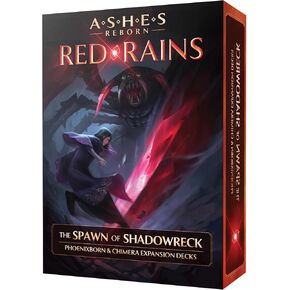 Plaid Hat Games Ashes Reborn Red Rains: The Spawn of Shadowreck Expansion | Card Game | 2 Players | Ages 14 and up | English
