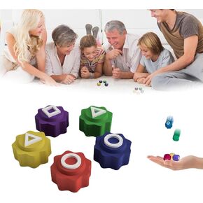 Gonggi Korean Game, Traditional Korean Stones Game, Pebble Throw and Grab Gonggi Jack Games-1 Set with Squid Box